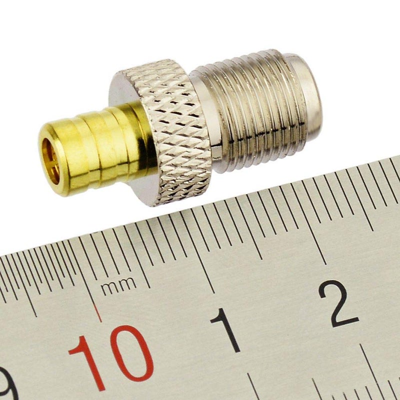 Eightwood SMB to F RG6 Coax Antenna Adapter Conversion kit 2pcs Compatible with Satellite Sirius XM Radio - Image 4
